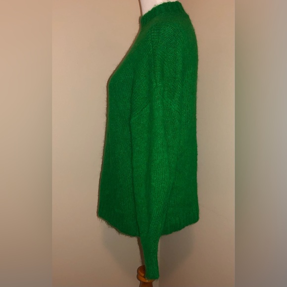 Pistola Carlen Fern Green Mock Neck Oversized Sweater,Size-Small(P2P-23.75”-24”) - Picture 9 of 9